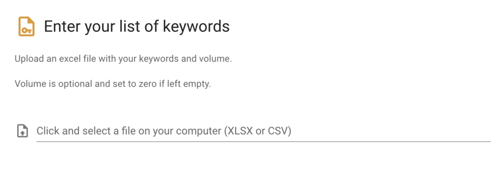 Use thruuu keyword clustering tool