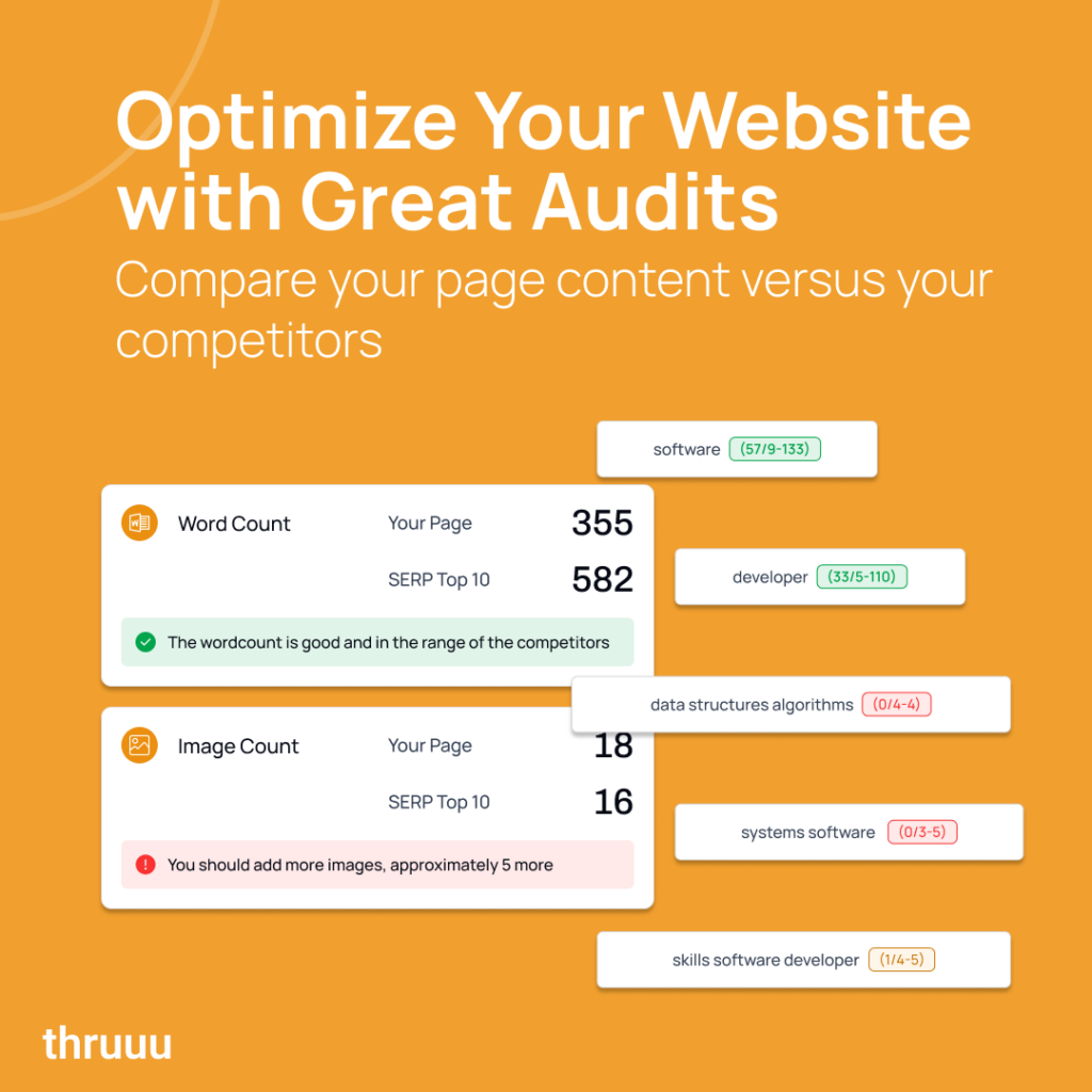 Optimizing your content with thruuu