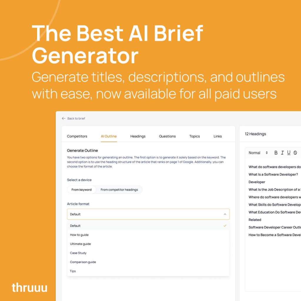 best content brief generator