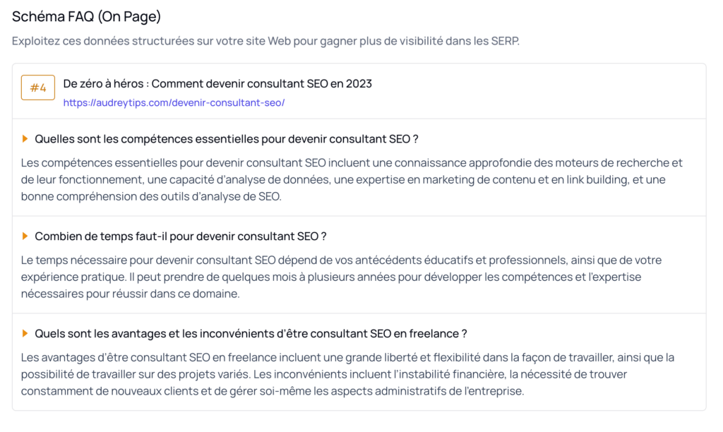 consulter les questions fréquemment posées