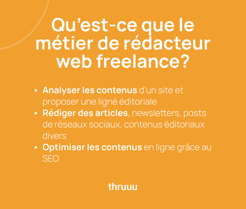 Qu'est-ce que le métier de rédacteur web freelance ?